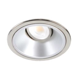 Collingwood H5 1000 Silver Reflector Tilt  Fire Rated LED Downlight Chrome 10W 950-1010lm