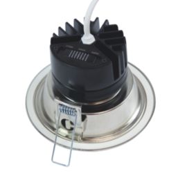 Collingwood H5 1000 Silver Reflector Tilt  Fire Rated LED Downlight Chrome 10W 950-1010lm