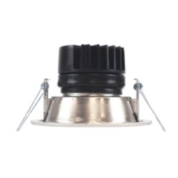 Collingwood H5 1000 Silver Reflector Tilt  Fire Rated LED Downlight Chrome 10W 950-1010lm