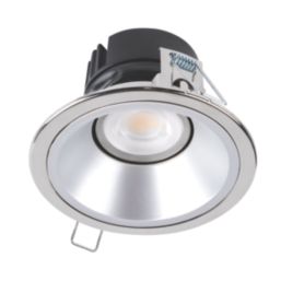 Collingwood H5 1000 Silver Reflector Tilt  Fire Rated LED Downlight Chrome 10W 950-1010lm