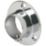 Smith & Locke Round End Sockets Polished Chrome 25mm 2 Pack
