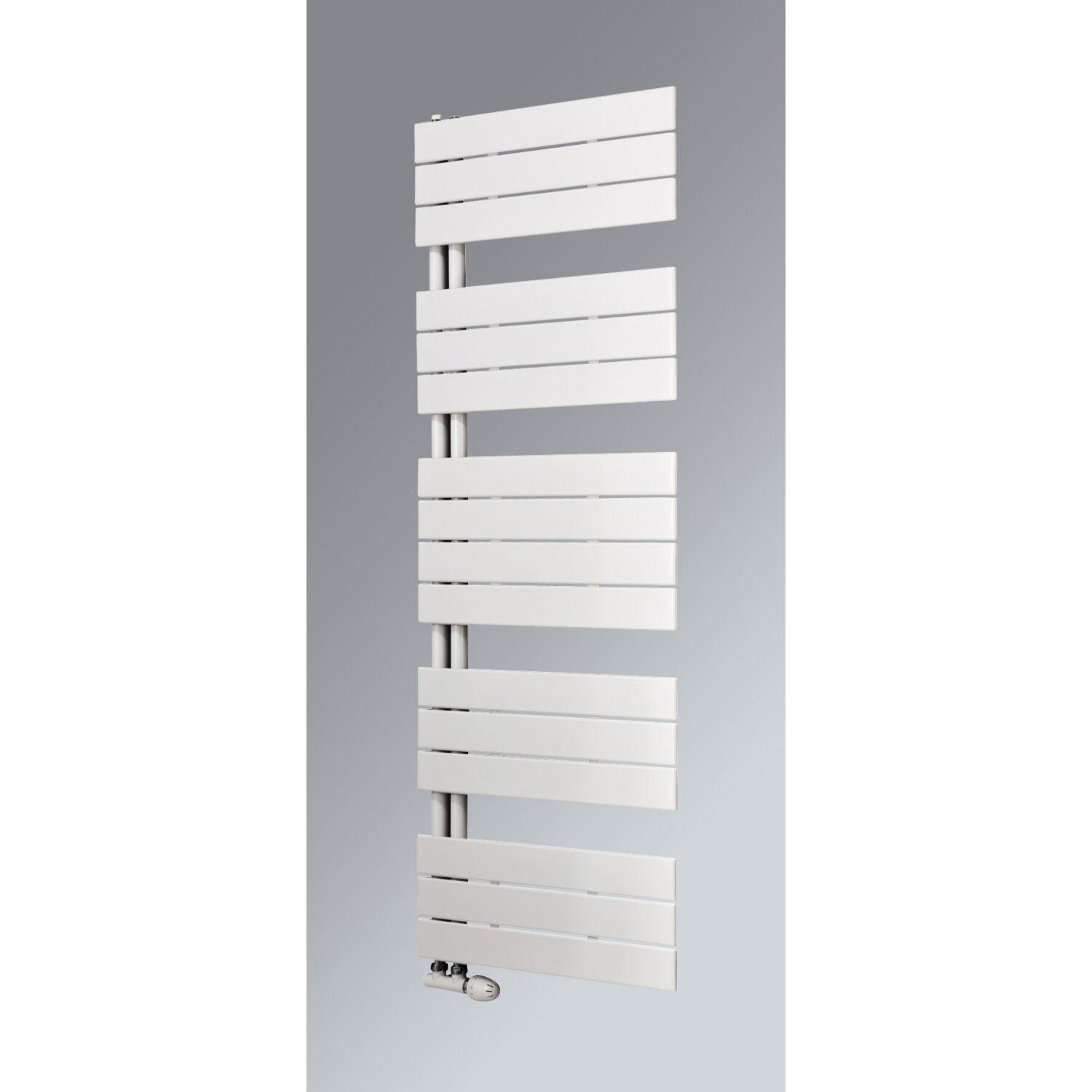 Ximax 1495mm x 600mm 2866BTU White Flat Designer Towel Radiator (90713)