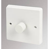 Crabtree Capital 1-Gang 2-Way  Dimmer Switch  White