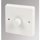 Crabtree Capital 1-Gang 2-Way  Dimmer Switch  White