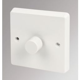 Crabtree Capital 1-Gang 2-Way  Dimmer Switch  White