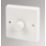 Crabtree Capital 1-Gang 2-Way  Dimmer Switch  White