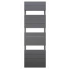 Towelrads 1570mm x 500mm 2945BTU Anthracite Flat Designer Towel Radiator