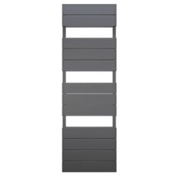 Towelrads 1570mm x 500mm 2945BTU Anthracite Flat Designer Towel Radiator