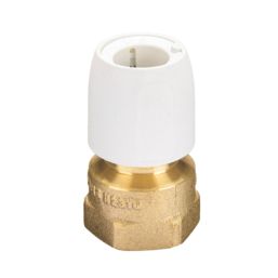 Hep2O  Plastic Push-Fit Adapting Female Coupler 15mm x 3/4"