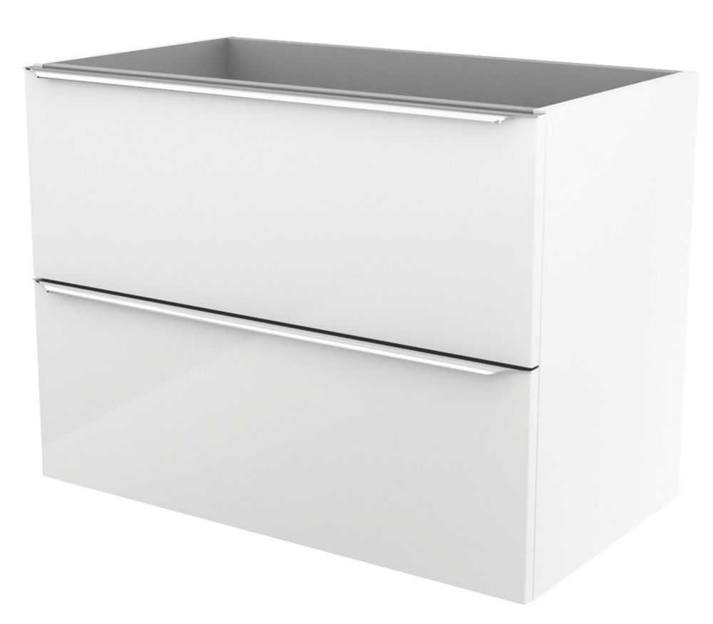 Imandra WallMounted Vanity Unit Gloss White 800mm x 450mm x 600mm