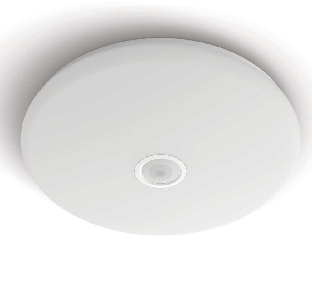 Philips Mauve LED Ceiling Light with PIR Sensor White 16W 1700lm Screwfix