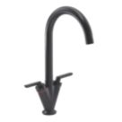 Streame by Abode Volo Swan Dual-Lever Mono Mixer Matt Black