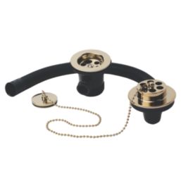 Flomasta Waste & Plug Gold 16"