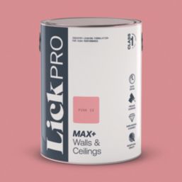 LickPro Max+ 5Ltr Pink 12 Matt Emulsion  Paint