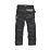 Scruffs Pro Flex Holster Work Trousers Black 36" W 32" L
