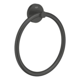 Grohe QuickFix Start  Towel Ring Matt Black