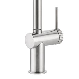Abode Fraction Mono Mixer Kitchen Tap Brushed Nickel