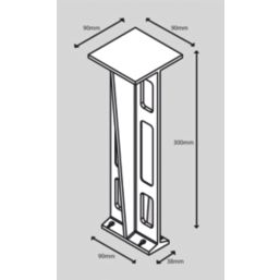 Loftleg XL Loft Storage Stilts 300mm 12 Pack - Screwfix