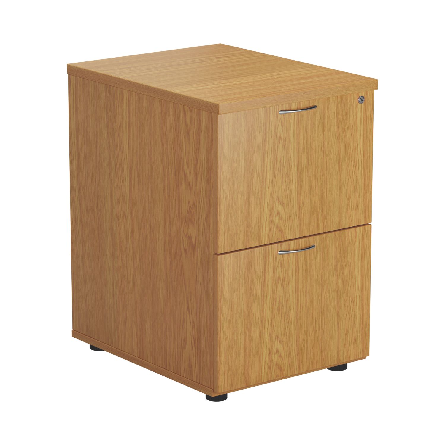 TC Group Essentials 2-Drawer Filing Cabinet Nova Oak 464mm x 710mm (907TT)