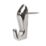 Corefix Barb Hammer-In Picture Hooks Nickel 4 Pack