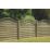 Forest Prague  Lattice Curved Top Fence Panels Natural Timber 6' x 6' Pack of 6