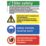 Essentials  "Site Safety" Signs 400mm x 300mm 50 Pack