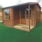 Shire Ringwood 12' x 12' (Nominal) Reverse Apex Timber Log Cabin