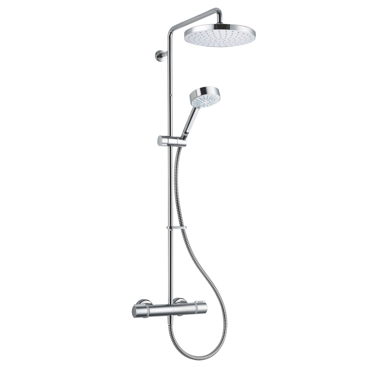 Mira Atom ERD Rear-Fed Exposed Chrome Thermostatic Mixer Shower (908FR)