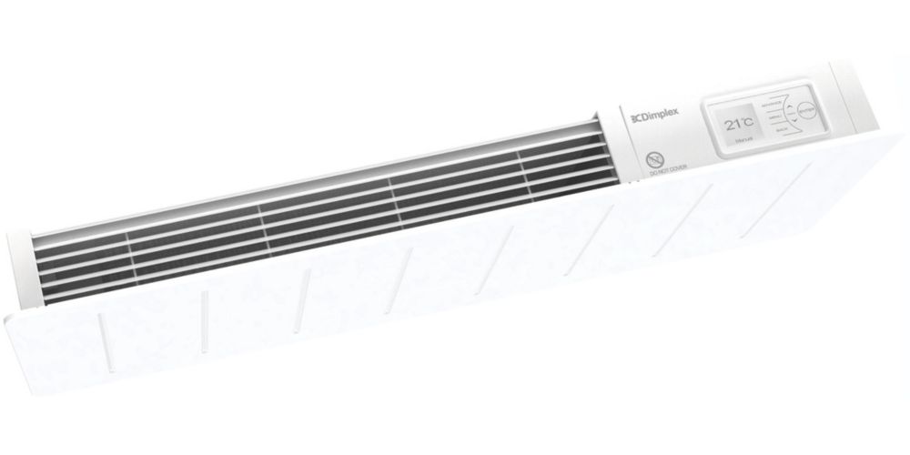 Dimplex Wall-Mounted Panel Heater White 500W - Screwfix