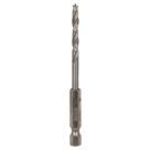 Bosch Brad Point Wood Drill Bit with Hex Shank 4mm x 43mm