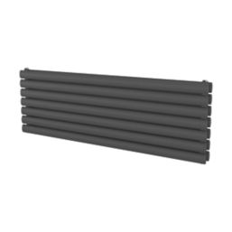 Ximax Fortuna Duplex 410mm x 1200mm 3034BTU Anthracite Horizontal Designer Radiator
