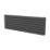 Ximax Fortuna Duplex 410mm x 1200mm 3034BTU Anthracite Horizontal Designer Radiator