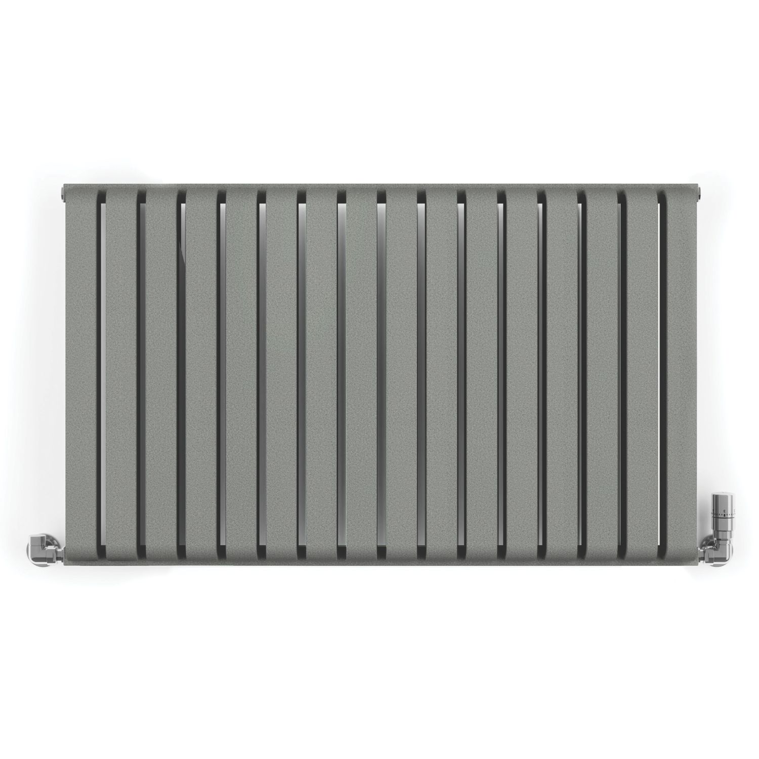 Terma Warp Room 630mm x 1045mm 3945BTU Salt / Pepper Horizontal Designer Radiator (908HE)