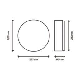 Philips Spray LED Ceiling Light Silver 12W 1200lm
