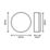 Philips Spray LED Ceiling Light Silver 12W 1200lm