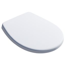 Luxury White Quick Release Soft Close Toilet Seat Top Fix Easy Clean  Bathroom WC