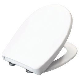 Bemis Click & Clean Classic Soft-Close with Quick-Release Toilet Seat Duraplast White