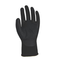 Wonder Grip WG-555 DUO Protective Work Gloves Black / Grey Large