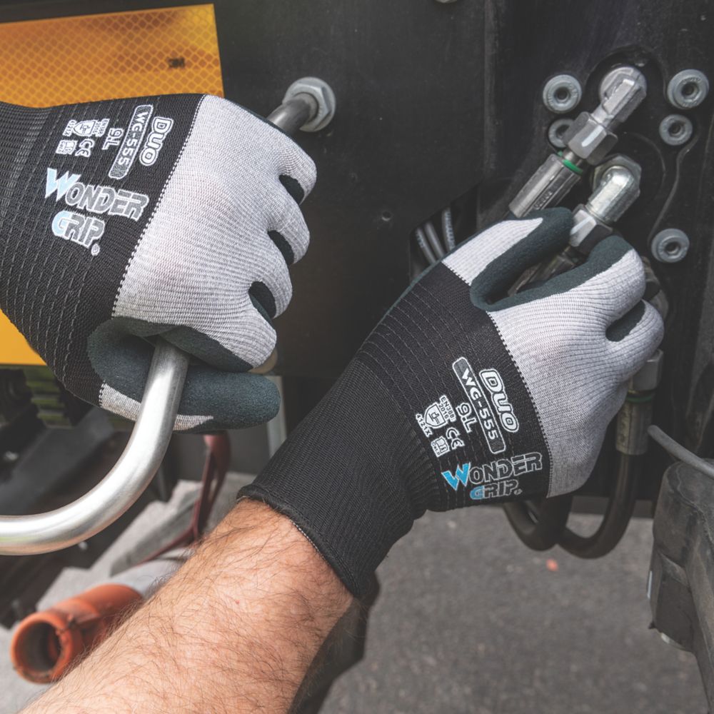 Wonder Grip WG-555 Duo Multi-Purpose Protective Gloves N°2, Size M/08