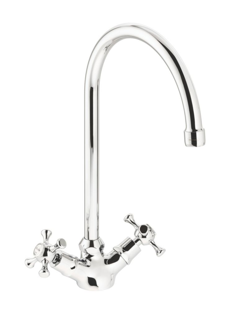 Abode Burford Mono Kitchen Sink Mixer Chrome