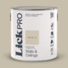LickPro  2.5Ltr Greige 01 Vinyl Matt Emulsion  Paint