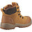 Amblers 308C Metal Free  Safety Boots Honey Size 4