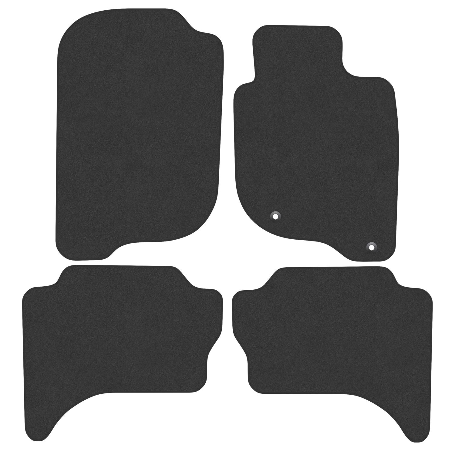 Car Mat Co. Mitsubishi L200 Double Cab 2015 - 2021 Carpet & Rubber Car Mats 4 Piece Set (908VV)