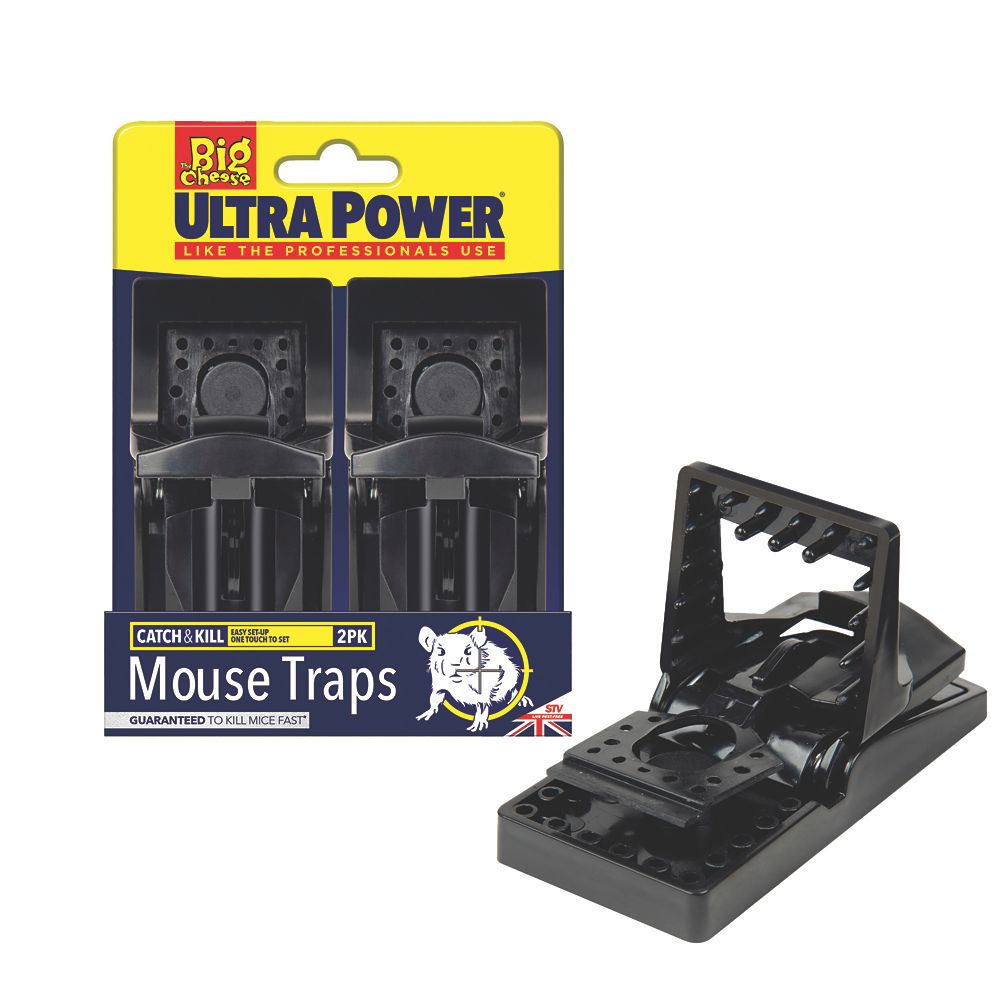 Mastertrap Reusable Metal Mouse Traps Twin Pack