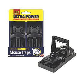 The Big Cheese Ultra Power Plastic & Stainless Steel Mouse Traps 2 Pack