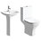 Smooth Y Square 1 Tap Hole 560mm Basin & WC Set