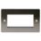 LAP  4-Module Modular Faceplate Black Nickel