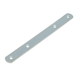 Hafele Door Panel Connecting Plates Zinc-Plated  192mm x 19mm x 3mm 2 Pack