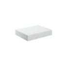 Bologna White  Marble Effect MDF Bathroom Vanity Shelf 600mm x 460mm x 100mm