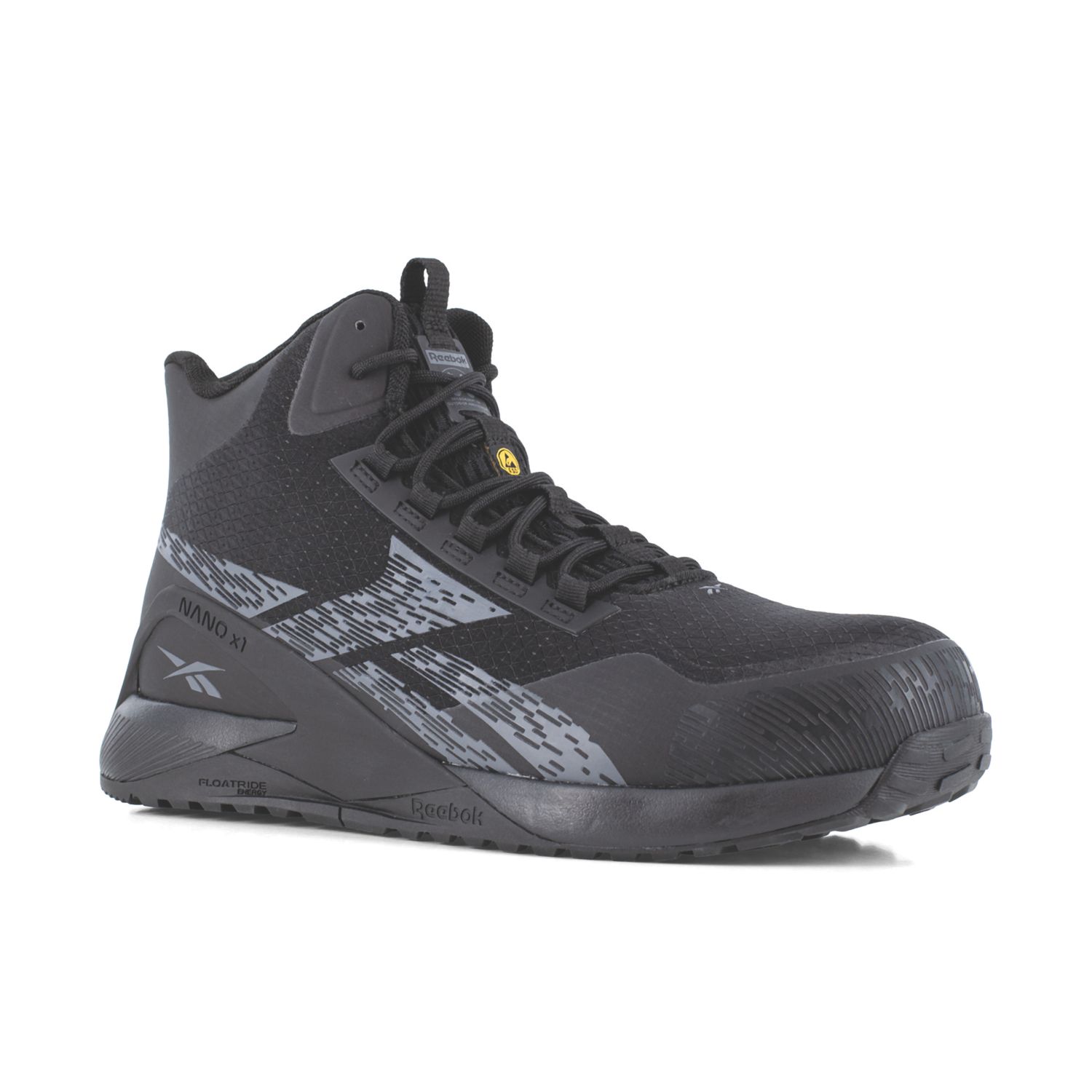 Reebok Nano X1 Adventure Size 8 Black Water-Resistant Safety Trainer Boots (909CU)